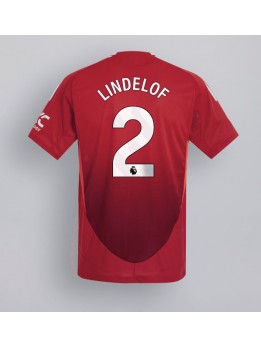 Manchester United Victor Lindelof #2 Heimtrikot 2024-25 Kurzarm